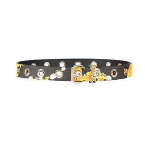 Versace Jeans Couture Black & Gold Chain Couture Belt
